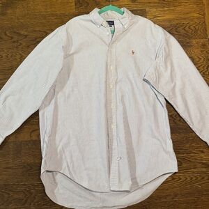 Ralph Lauren Blue Casual Button Down Shirt